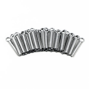 40PCS Dental Orthodontic Elastic Ligature Ties Teeth Corrector Brace Gray Dental Tools
