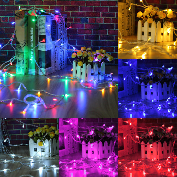 100M 500LED Outdoor Fairy String Light Christmas Wedding Party Lamp Waterproof  EU Plug AC220V