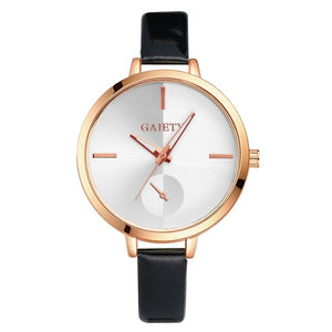 GAIETY G174 Casual Style Ladies Wrist Watch Classic Leather Strap Quartz Watches