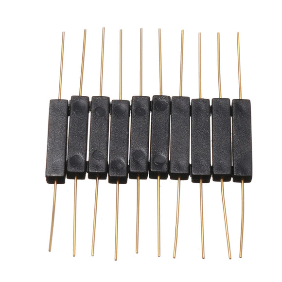 10pcs GPS-14A Reed Switches Vibration Resistant Normal Open Plastic Type Pipe