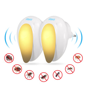 Electronic Ultrasonic Mosquito Killer Repellent Rat Cockcroach Ant Bug Insect Mice Pests Control