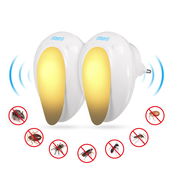 Electronic Ultrasonic Mosquito Killer Repellent Rat Cockcroach Ant Bug Insect Mice Pests Control