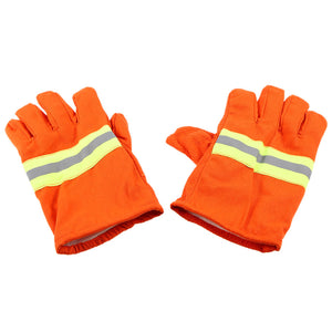 Fire Protective Gloves Fire Proof Heat Proof Waterproof Flame-retardant Non-slip Fire Fighting