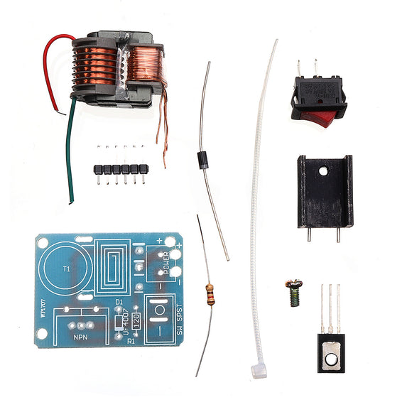 Inverted Step Up High Voltage Generator Arc Igniter Coil Module 15KV High Frequency Transformer Kit