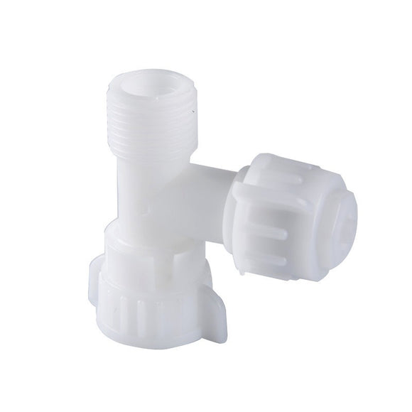 Toilet Cleanser T Connector Screw Tooth G1/2 15/16 Cold Water Mixing Valve Bathroom Accessory