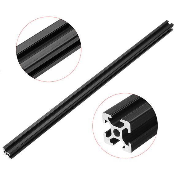 Machifit 450mm Length Black Anodized 2020 T-Slot Aluminum Profiles Extrusion Frame For CNC