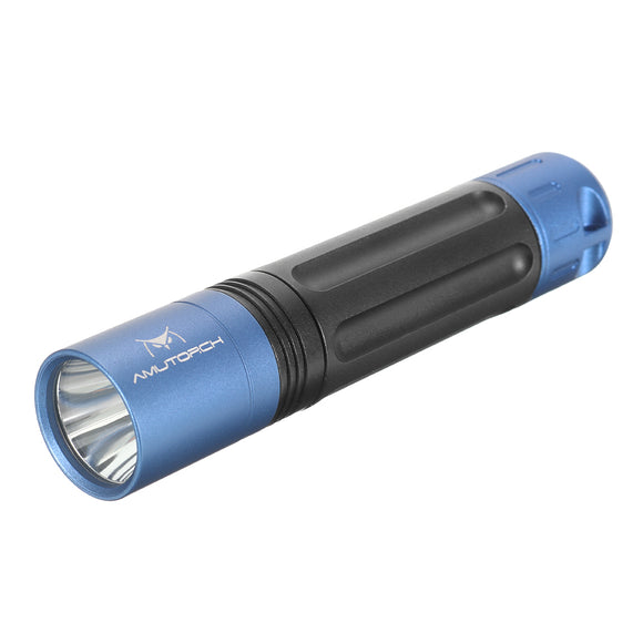 Amutorch AX1 XPL-HD 1100LM 5Modes Memory Function Deep Reflector Brightness Long-rang Tactical LED Flashlight