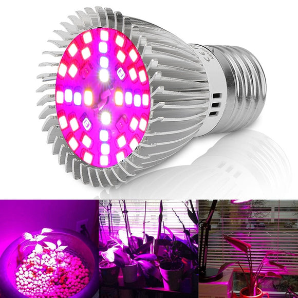 4.5W E27 40 LED Full Spectrum Grow Light Bulb for Indoor Plants Vegetable Flower AC85-265V