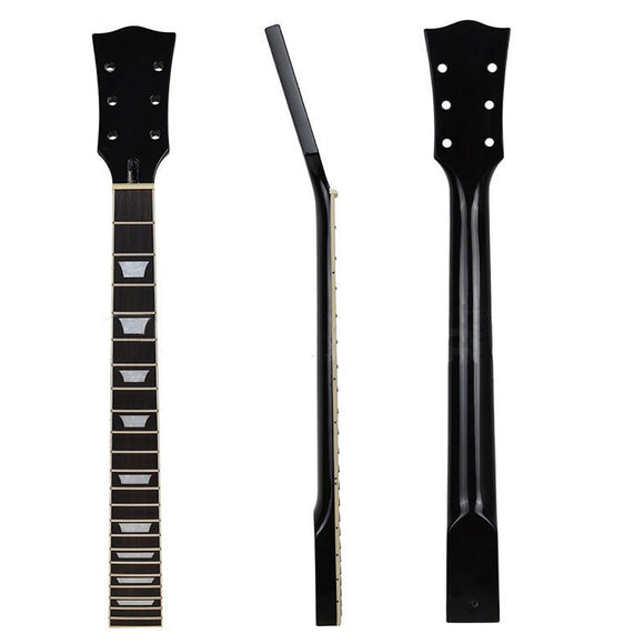 Electric Guitar Neck for Guitar Replacement Parts Rosewood Maple 22 Fret Finger Board Black
