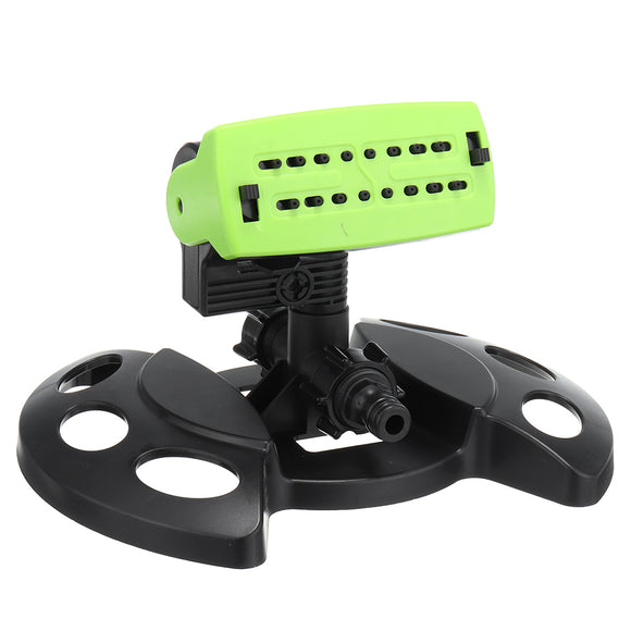 16 Holes Automatic 360 Degree Rotating Garden Lawn Sprinkler Water Spray Nozzle Leak Free w/ Large Area Coverage Adjustable Garden Water Irrigation System