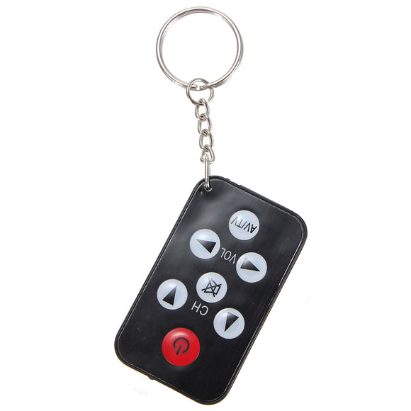 10pcs Universal Infrared IR Mini TV Remote Control Keychain Key Ring