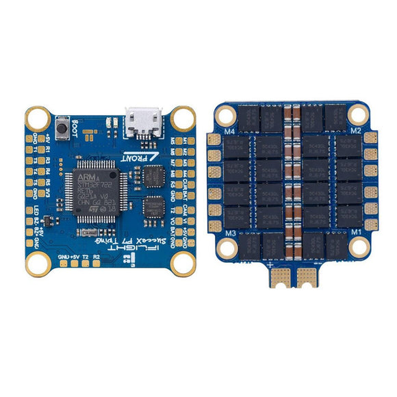 iFlight 30.5x30.5mm Flytower SucceX F7 TwinG Plus F7 OSD Flight Controller & 50A BL_32 4in1 ESC for RC Drone