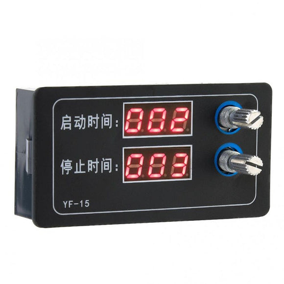 YF-15 Delay Intermittent Cycle Countdown Controller Module 7-27V DC Countdown Timer Programmable Cycle Control Module