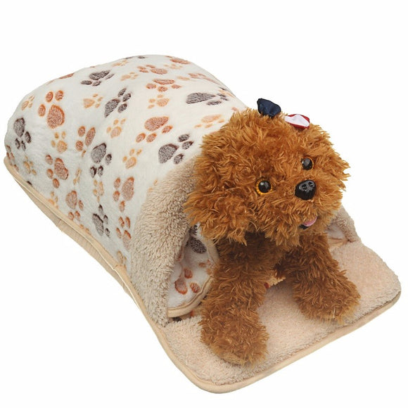 Pet Dog Cat Bed Puppy Cotton Pet Nest Sleeping Warm Cushion Pad House Hut Basket Kennel Sofa Pet Bed