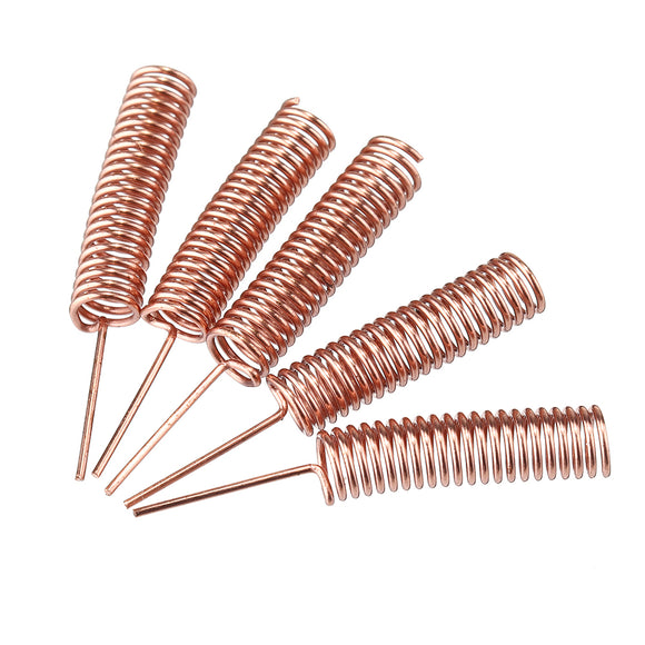 100Pcs 433MHz Internal Build-in Spring Antenna Copper Solder 34mm