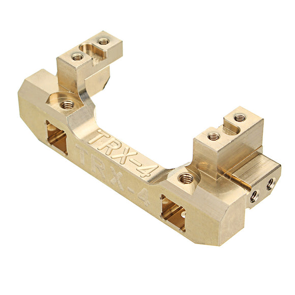1PCS Traxxas TRX-4 RC Car Spare Parts Front Bumper Mount Gold Servo Moving Bracket Holder