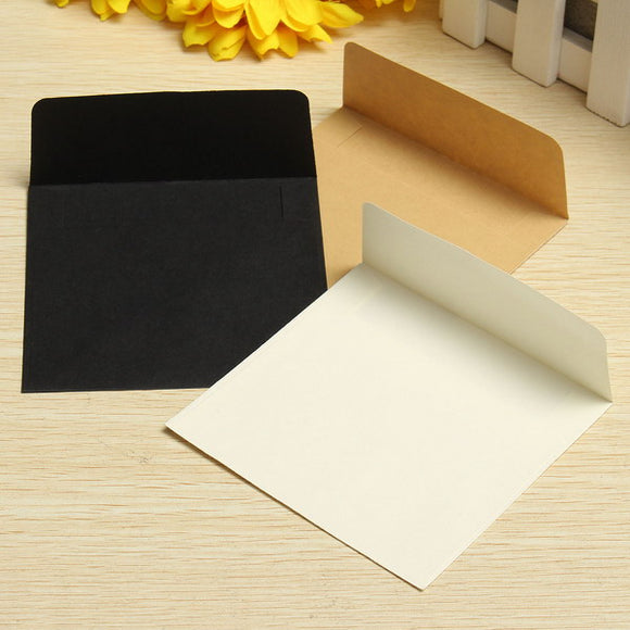 10X10CM Square Mini Blank Envelopes Storage Paper Envelopes