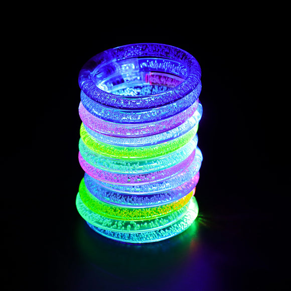 12Pcs/lot Luminous Bracelet Party Toy Birthday Decoration 6 Colors