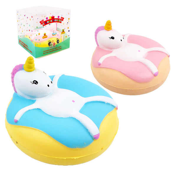 Sanqi Elan Unicorn Donut Squishy 9.5*7CM Licensed Slow Rising With Packaging