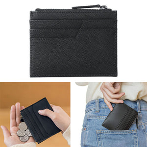 Xiaomi 90 Fun Cowhide Leather Wallet 6 Slots Card Holder Coin Change Purse Pocket Bag Outdoor Travel