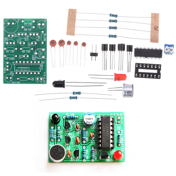 10pcs DIY Electronic Kit Electronic Candle Making Kit Ignite Blow Control Simulation Candle Electronic Training DIY Parts