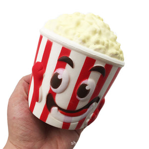 SquishyFun Pop Corn Squishy Jumbo Soft Toy 13x11cm Collection Gift Decor Original Packaging