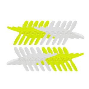 10 Pairs KINGKONG/LDARC 2535 63.5mm PC 4-blade Propeller CW CCW 1.5mm Mounting hole for RC Drone