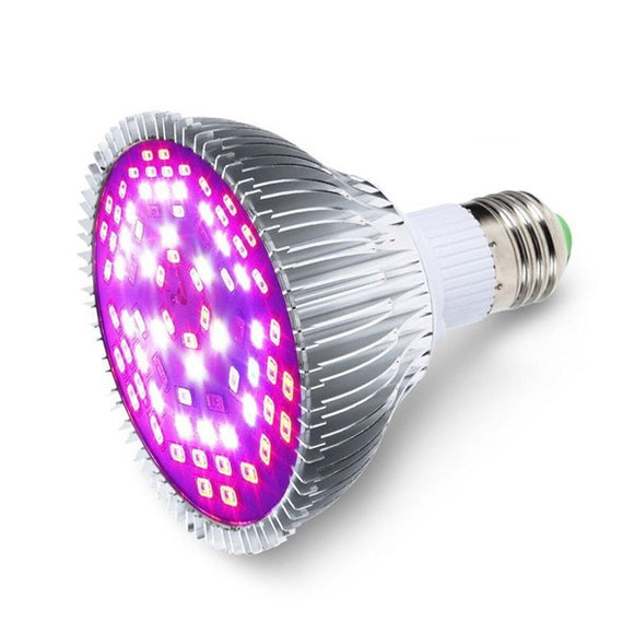 E27 30W 40 LED Full Spectrum Grow Light Lamp Blub for Flower Plants Hydroponics Vegetables AC85-265V