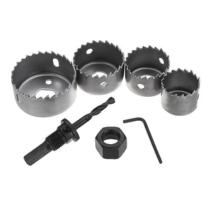 Drillpro 5pcs 32mm 38mm 45mm 54mm Circular Hole Saw Cutter Set Drill Bit Cutting Cutter