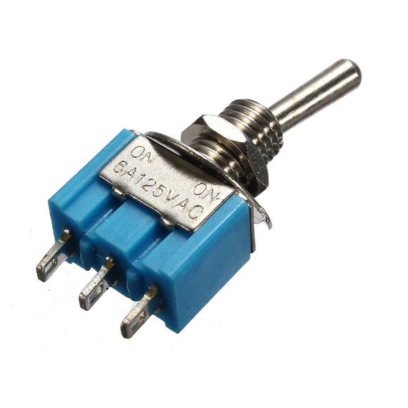 Mini 3-Pin SPDT ON-ON 6A 125VAC B102 Miniature Toggle Switches