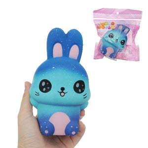 Squishy Galaxy Rabbit Kawaii Cute Slow Rising Soft Collection Gift Decor Toy