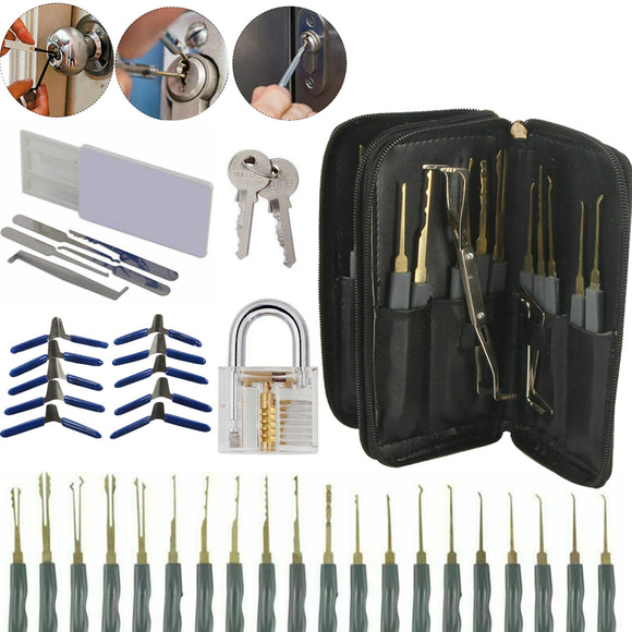 Locksmith Tool Lock Picks Transparent Practice Padlock Lock Opener Locksmith Tools