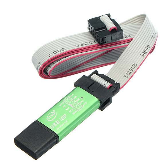 Free Driver 51 AVR SCM ISP USBasp USBisp Programmer Burner With Download Cable And Shell