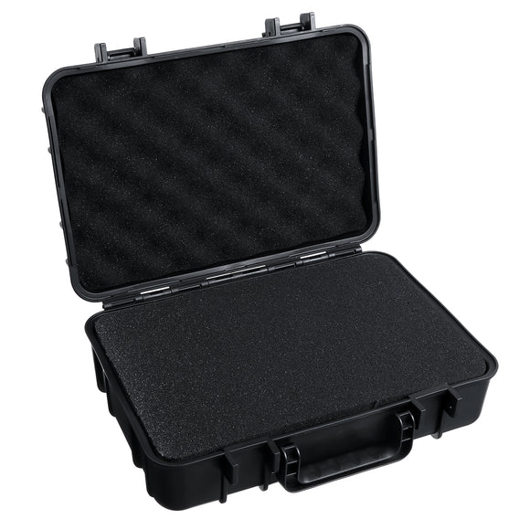 Hard Plastic Carrying Case Multifunctional Sealed Waterproof Instrument Storage Case Internal Size: 29x19.5x7cm