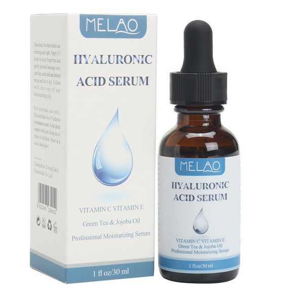Melao Hyaluronic Acid Serum Essence Vitamin C Anti Aging Hydration Moisturizing Wrinkle Repairs