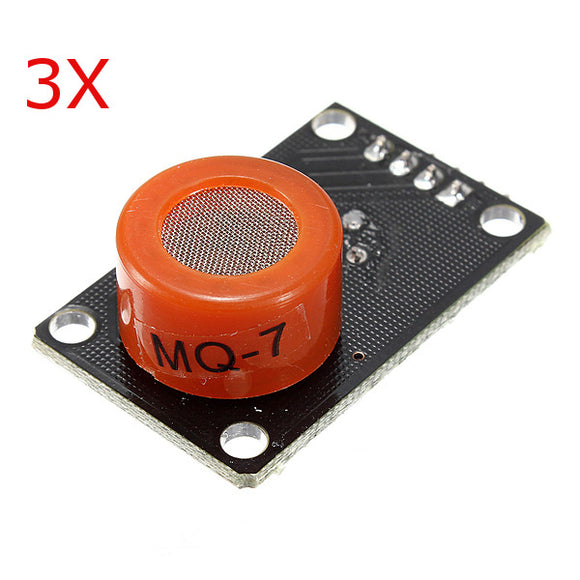 3Pcs MQ-7 MQ7 CO Carbon Monoxide Gas Sensor Module For Arduino