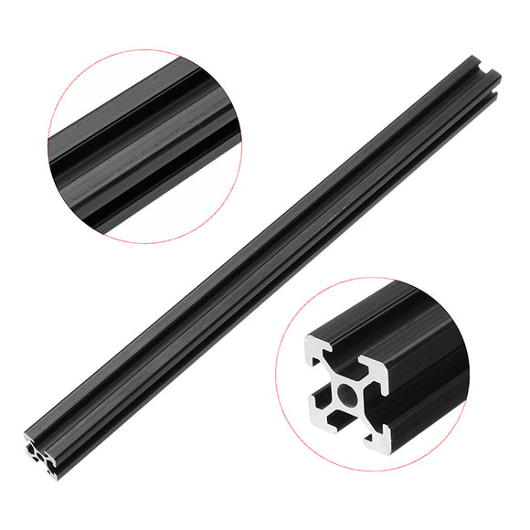 Machifit 300mm Length Black Anodized 2020 T-Slot Aluminum Profiles Extrusion Frame For CNC