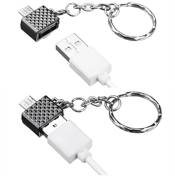 Universal USB 2.0 to Micro USB Portable Mini Metal OTG Adapter for Xiaomi Huawei Tablet