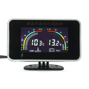 12/24V Car Universal LCD 2 in 1 Gauge Electronic Digital Gauges