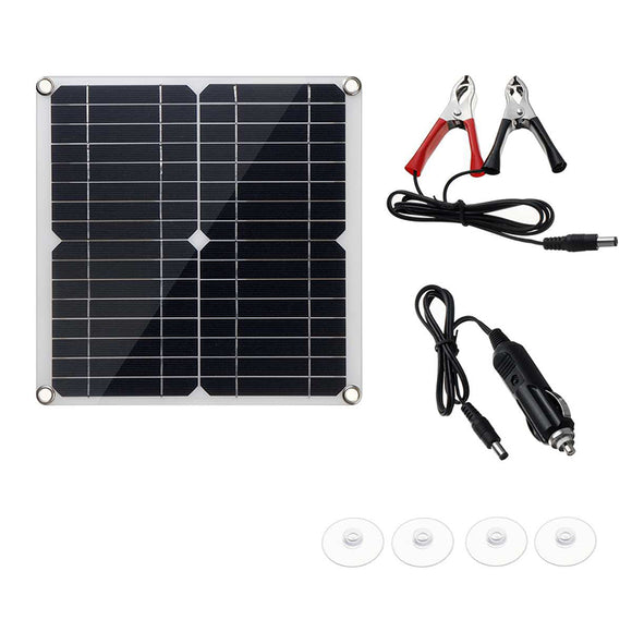 20W 18V Solar Panel with USB Port 5VDC12V for Outdoor working