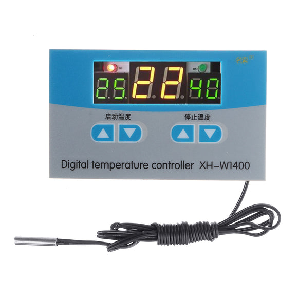 XH-W1400 Digital Thermostat Embedded Chassis Three Display Temperature Controller Control Board