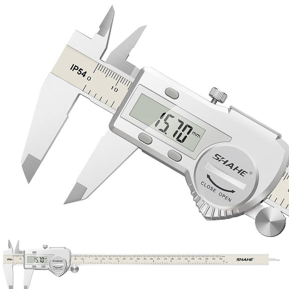 SHAHE 0-200/300mm Digital Caliper IP54 Waterproof Electronic Caliper USB Data Output Fution 0.01mm Resolution mm/inch