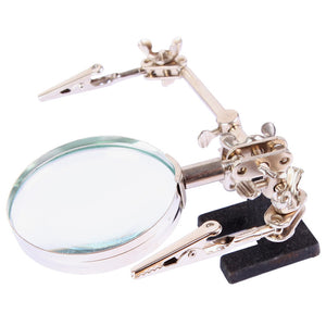 BEST BST-168Z Magnifying Glass With Clips Magnifier Welding Rework Repair Hand Tools