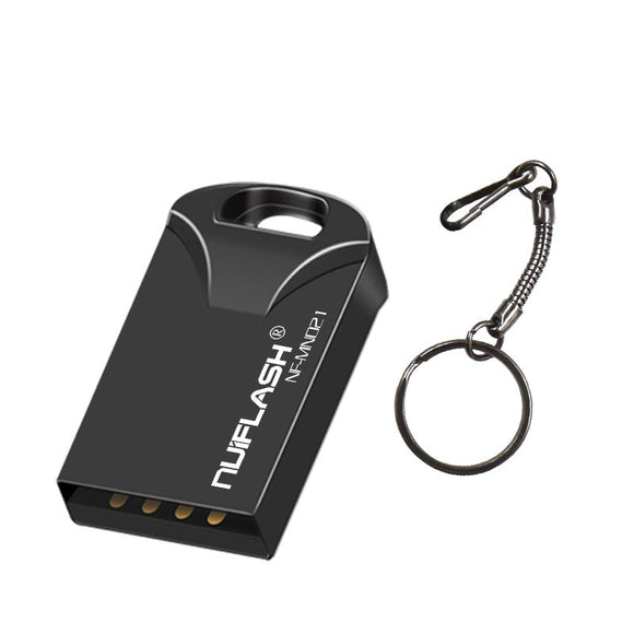 Nuiflash NF-USB 02 High Speed USB Flash Drive USB 2.0 4GB 8GB 16GB 32GB 64GB Mini Pen Drive USB Disk with Gift Key Ring