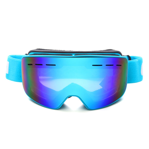 Ski Goggles Dual Lens Scratch Resistant Lens TPU Frame Anti Fog UV Protection Protective Goggles