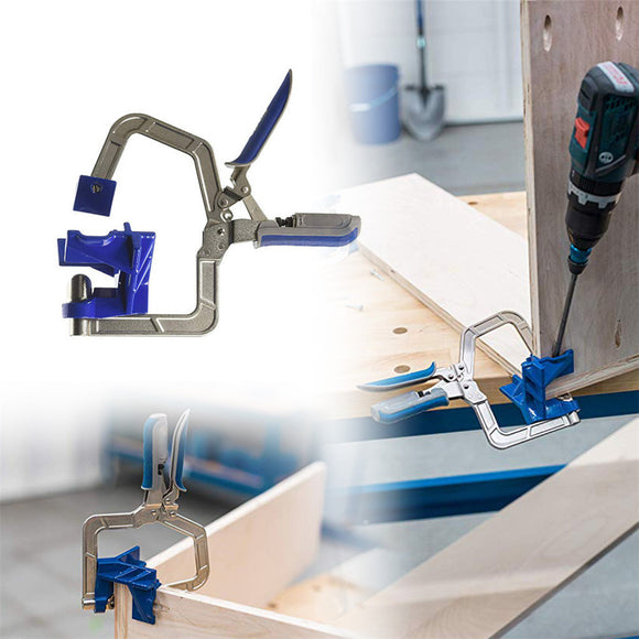 Drillpro Auto-adjustable 90 Degree Corner Clamp Face Frame Clamp Woodworking Clamp