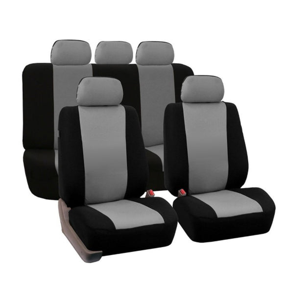 Universal Full Set Car Seat Covers Fit For Sedan Truck SUV Van 5 Heads 4-Colors