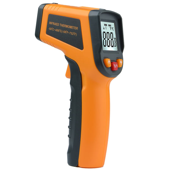MT380 Laser Digital Infrared Non-contact -50~400 Thermometer Temperature Tester /