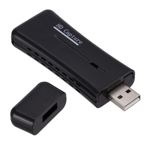 GRWIBEOU HDMI to USB 2.0 Video Capture Card TV DVD Audio Video Capture Adapter Card for Computer HDTV Camera