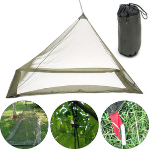 220x120x100cm Foldable Camping Hiking Tent Bed Portable Triangle Anti-Mosquito Net